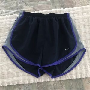 Nike navy 3'' Dry Tempo Core Running Shorts